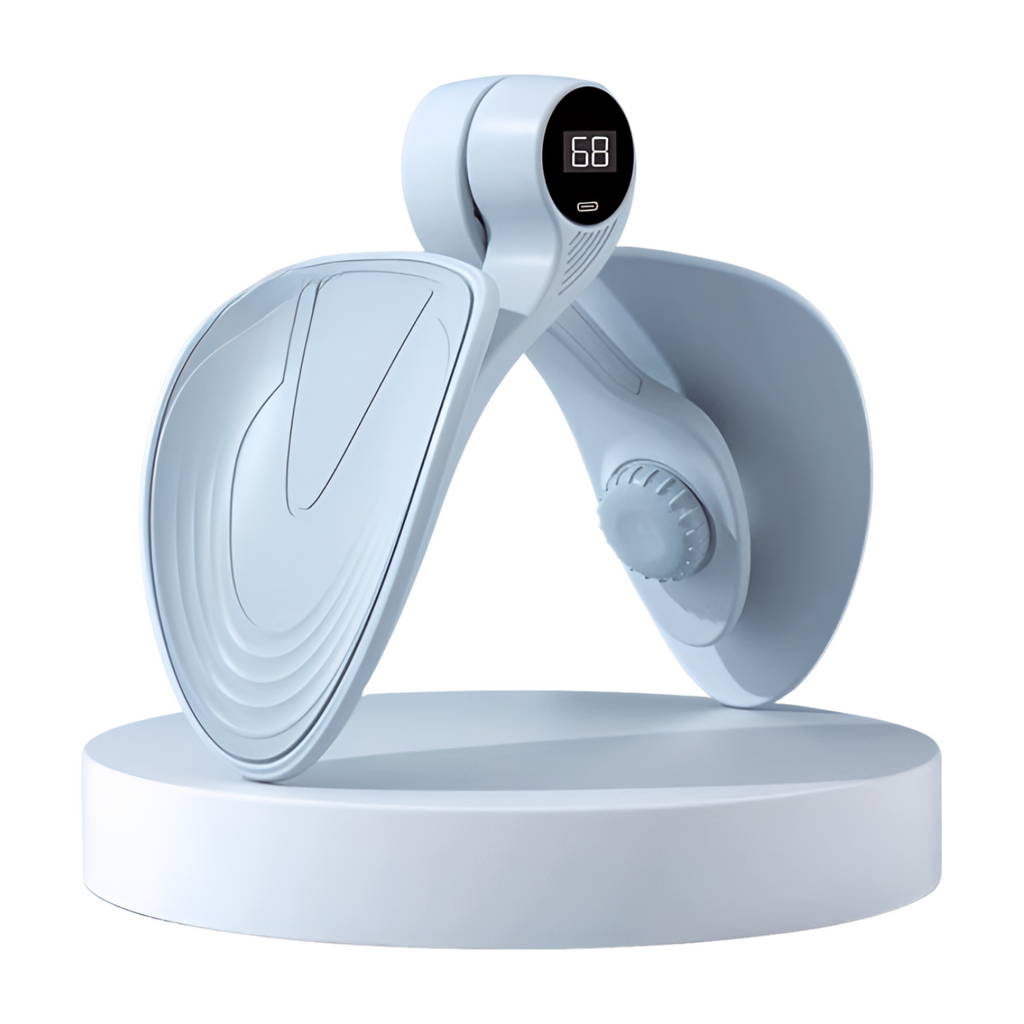 Pelvic floor trainer with butterfly design and EVA pads
