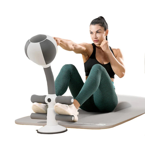 Reflex trainer with suction base and boxing foam ball
