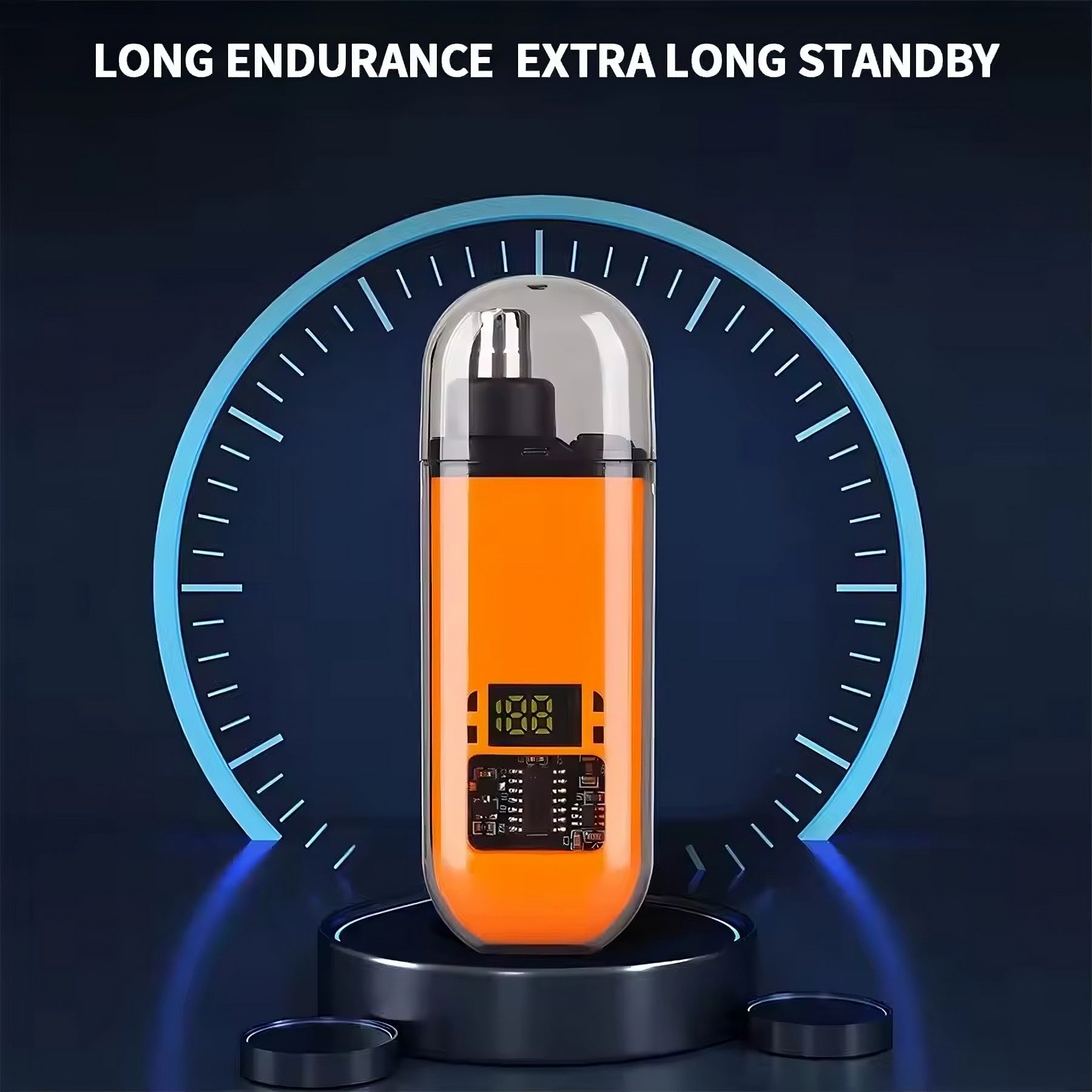Multi‑Use Electric Nose & Ear Hair Trimmer – 360° Stainless Steel Blades with USB Rechargeable Battery