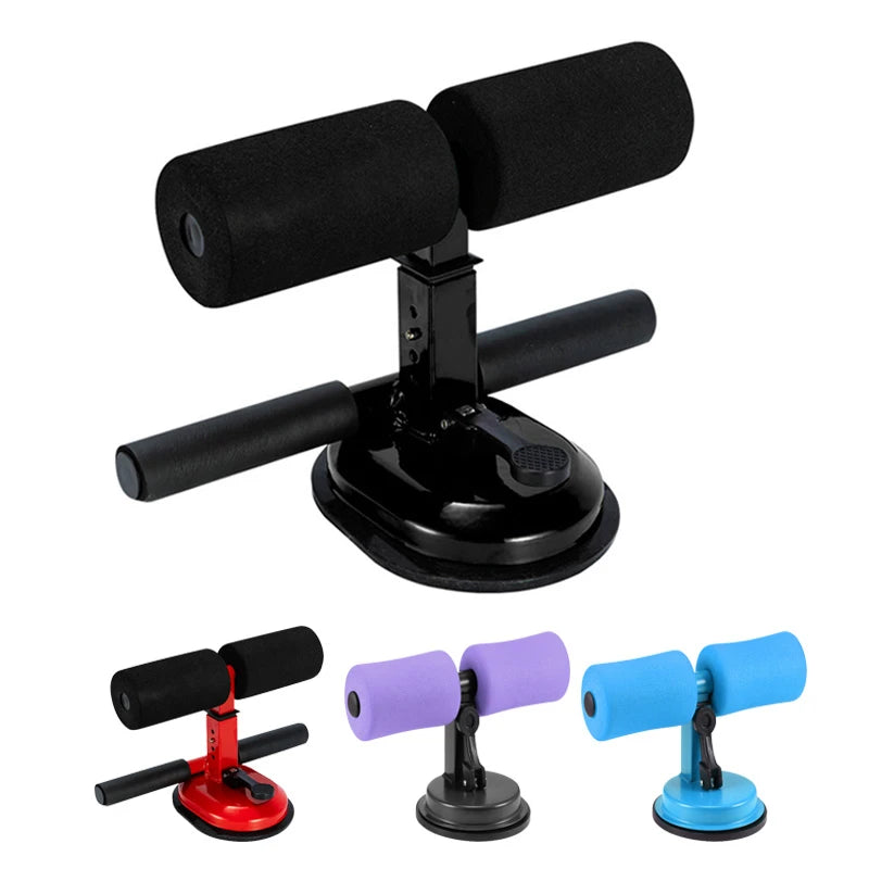 Close‑up of padded foam handles and height adjustment knob
