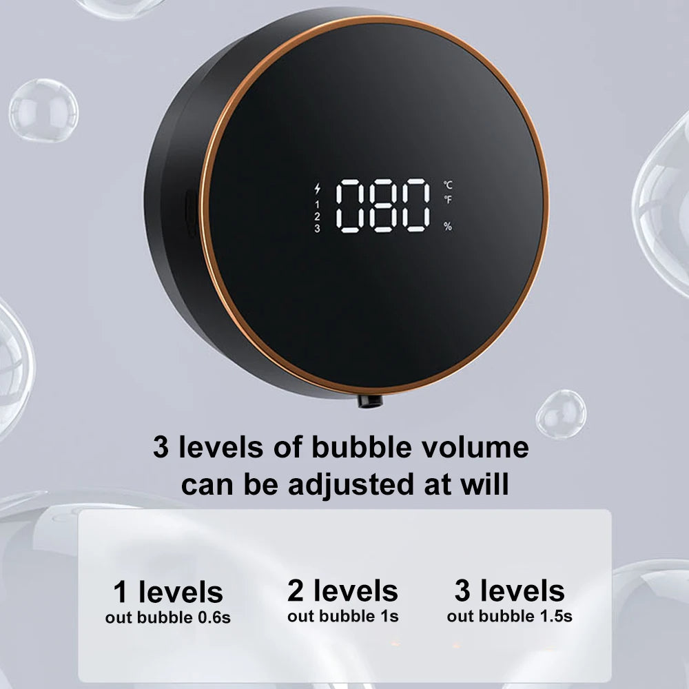 Touchless Foaming Soap Dispenser – Automatic Infrared Sensor with Adjustable Volume & Rechargeable Battery