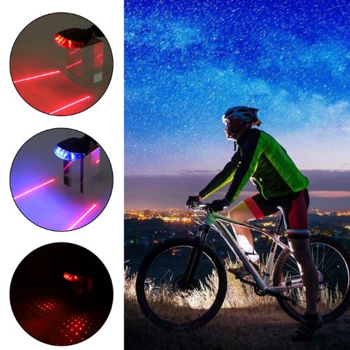 Bicycle Tail Light – USB Rechargeable LED Rear Bike Light with Multiple Modes