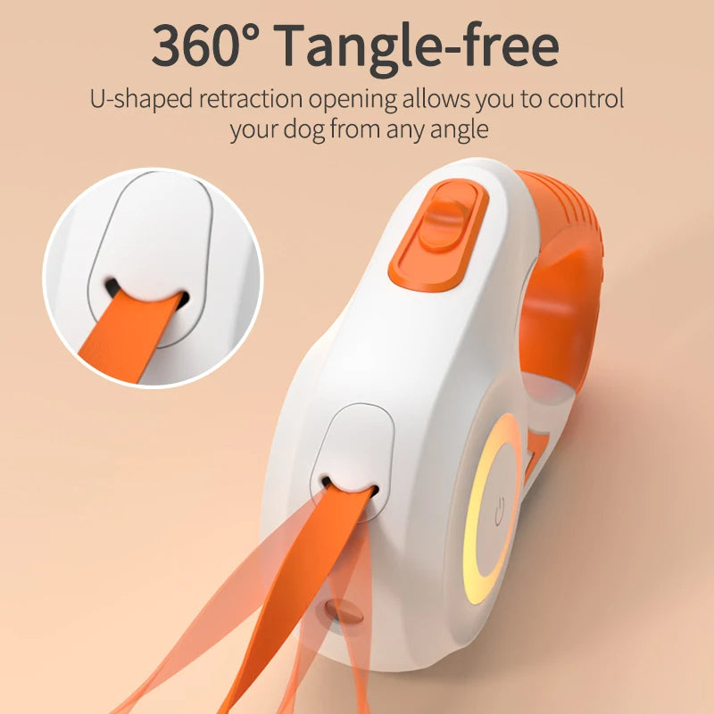 Dog Leash with Camera – Smart Retractable Leash with HD Video Recording