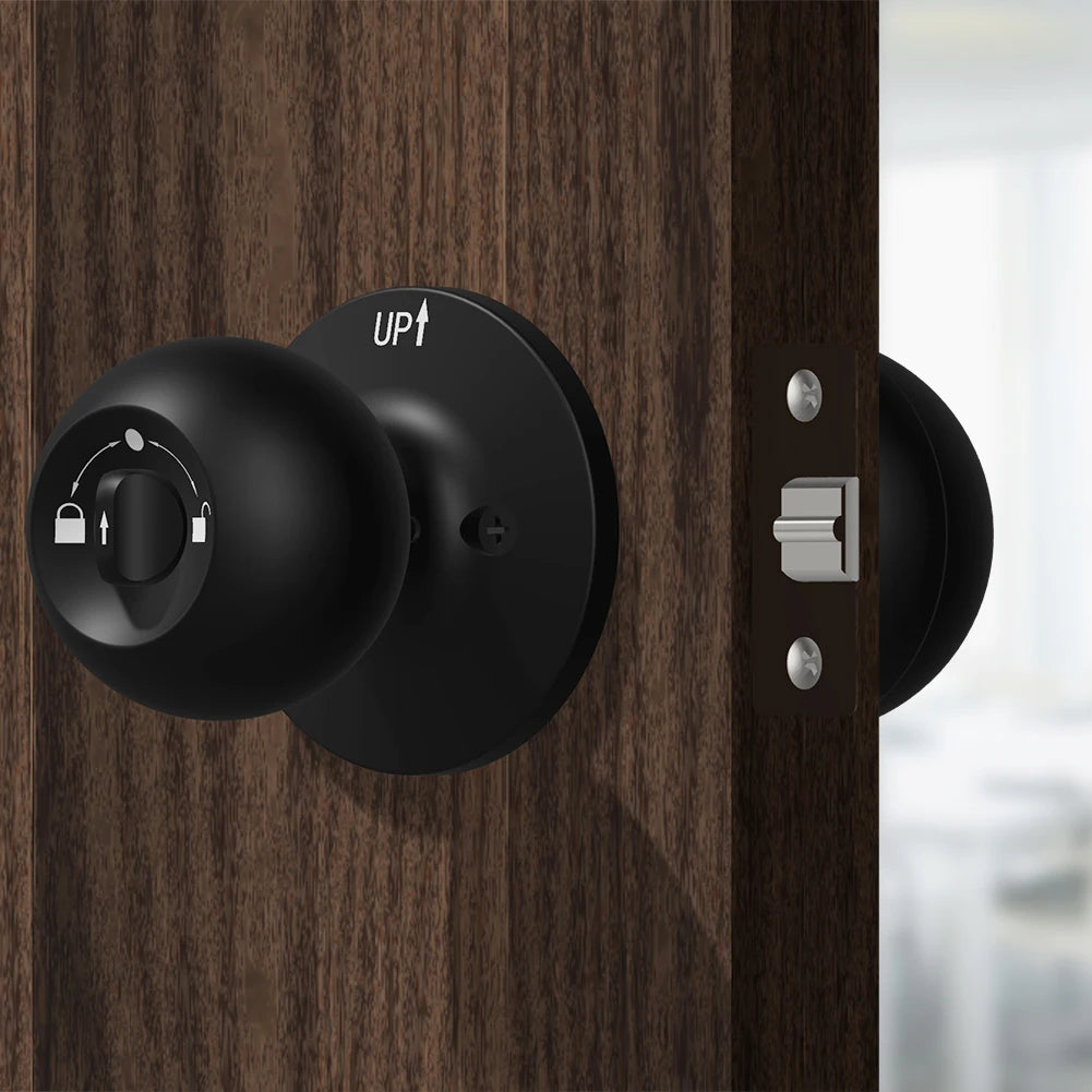 Smart Fingerprint Door Knob – 4‑Way Unlock with Bluetooth App, Keypad & Emergency Power