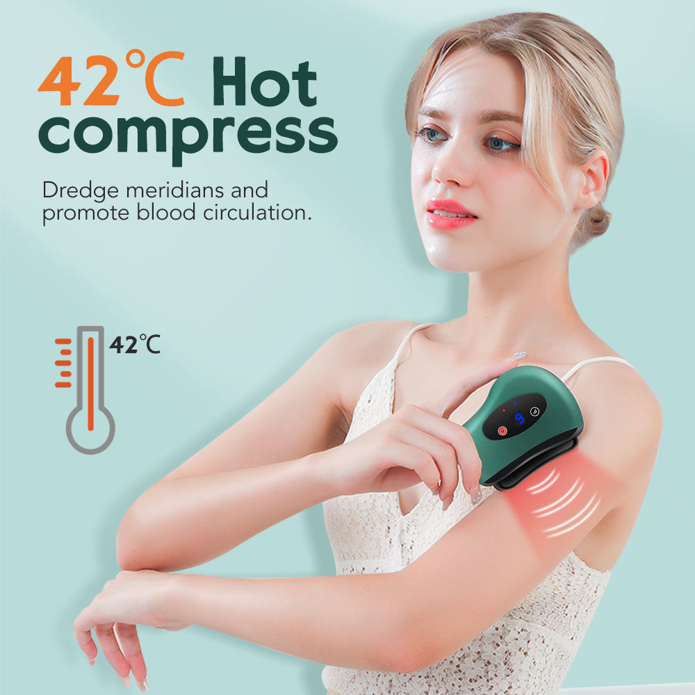 Gua Sha Device – Electric Heated Facial & Body Massager for Skin Care & Relaxation