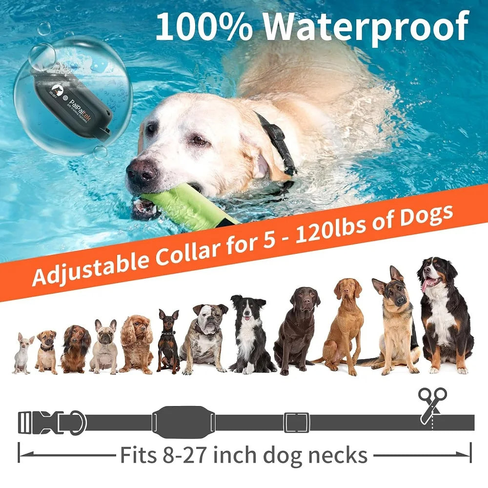 Pro Dog Training Collar – Waterproof Remote Trainer with Beep, Vibration & Shock Modes