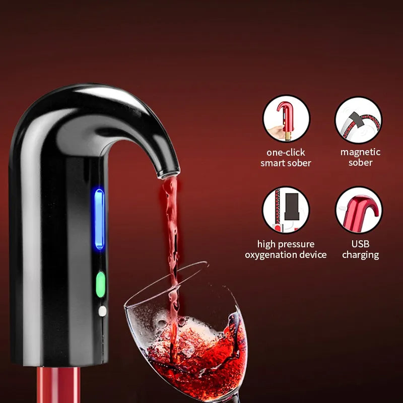 Electric Wine Pump Dispenser – Automatic Wine Pourer & Aerator