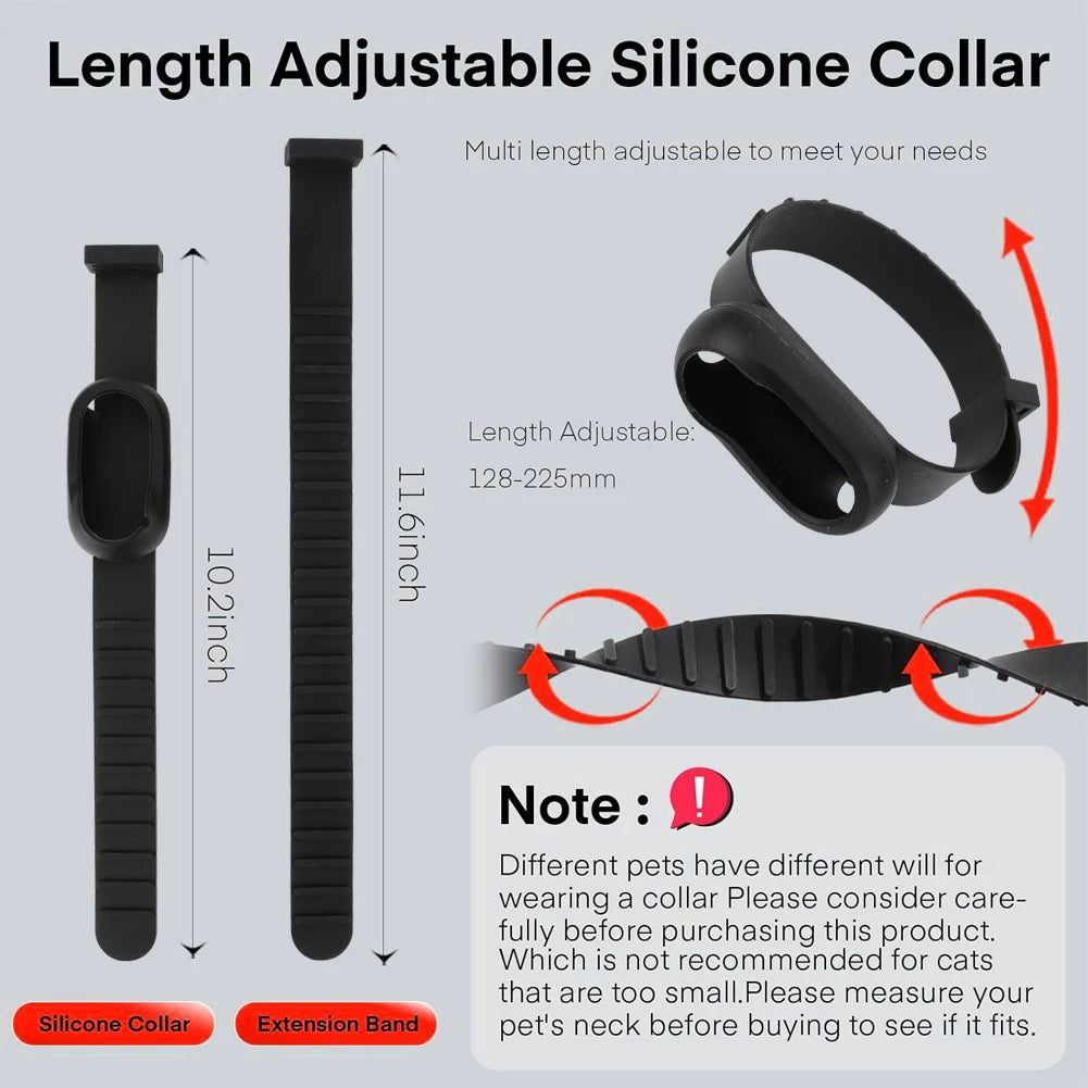 Pet Camera Collar – HD 1080p Adjustable Angle Collar Cam with Breakaway Safety