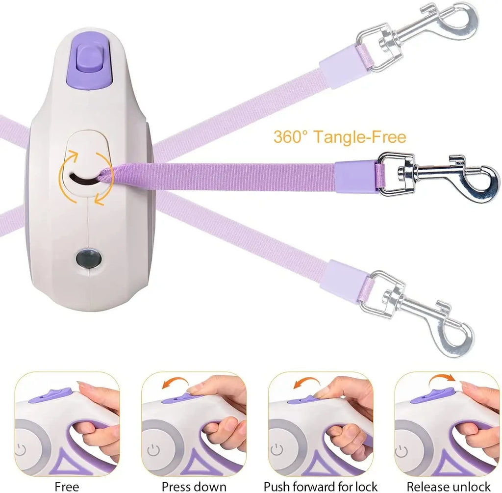 Dog Leash with Camera – Smart Retractable Leash with HD Video Recording