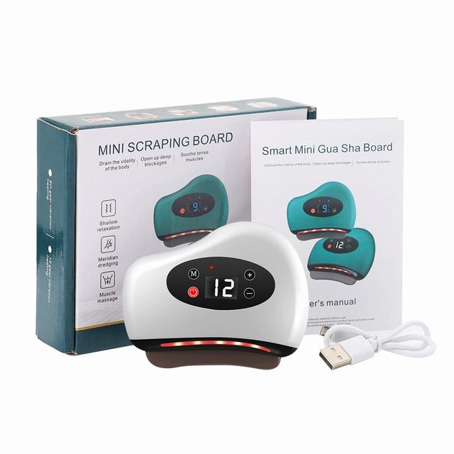 Gua Sha Device – Electric Heated Facial & Body Massager for Skin Care & Relaxation