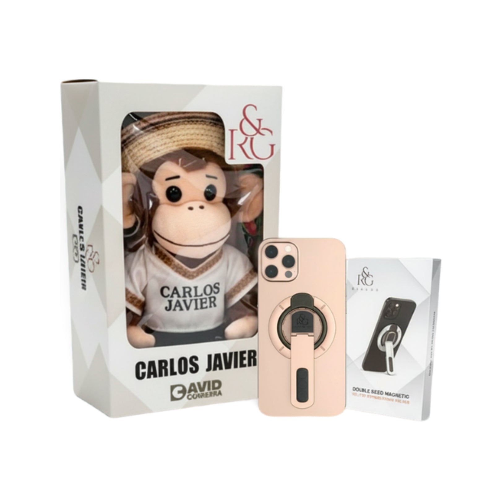 Carlos Javier + Phone Stand – Bundle $55.99 (Antes $69.99, Ahorra 20%)