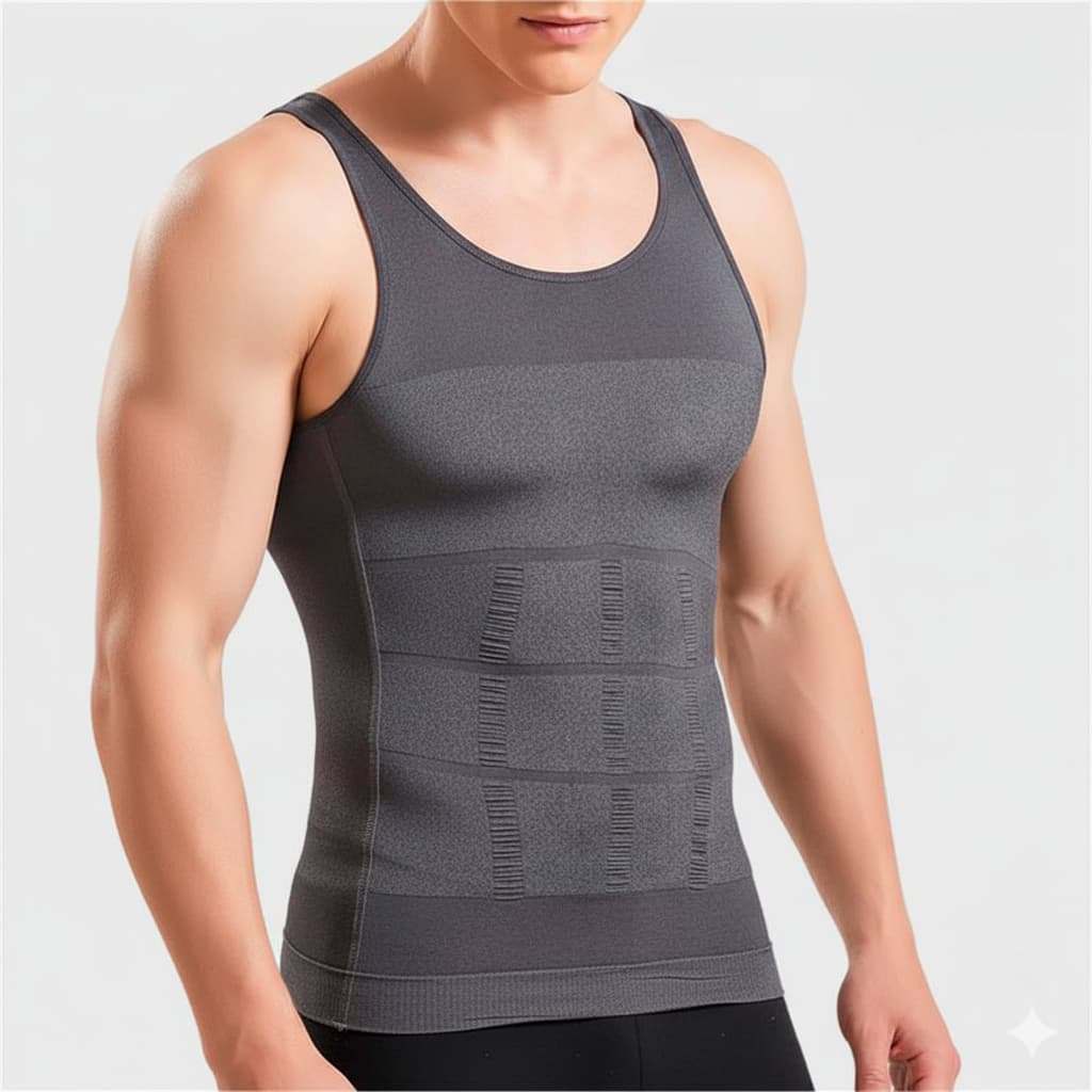 Men’s Compression Shapewear Tank Top – Slim Base Layer