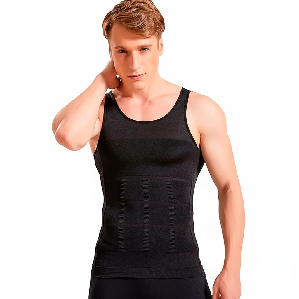 Men’s Compression Shapewear Tank Top – Slim Base Layer