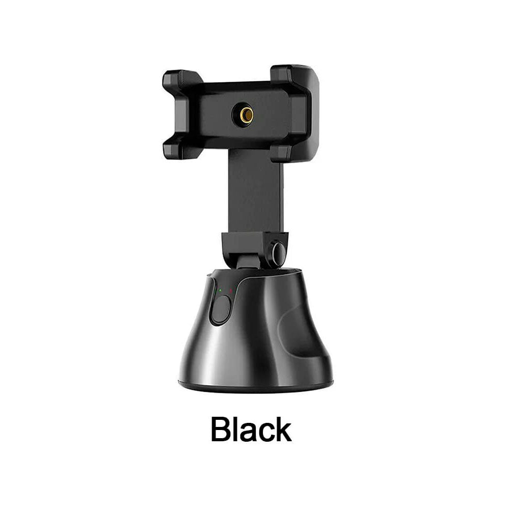 Face Tracking Phone Holder – 360° Auto Tracking Tripod with Smart AI Camera
